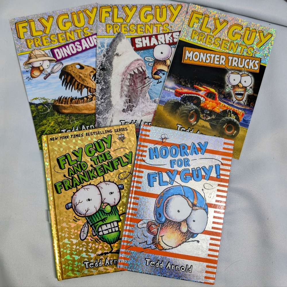 📚 Fly Guy Book Bundle - Tedd Arnold - Colorful Children's Books